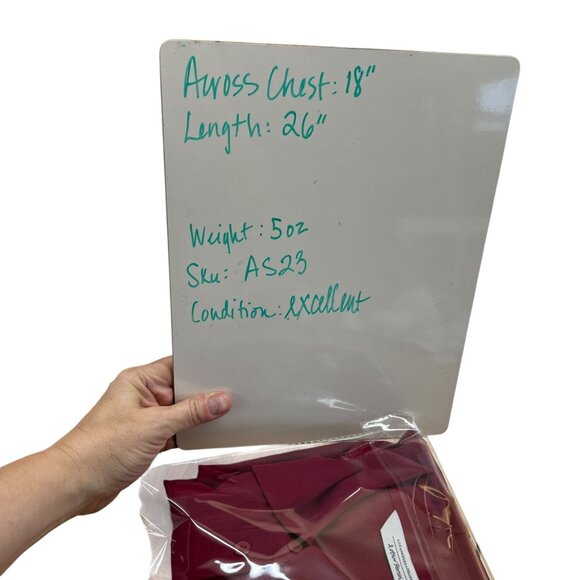 & Other Stories Silk Button-Up Blouse Long Sleeve Burgundy Red Size 4 - Picture 10 of 12